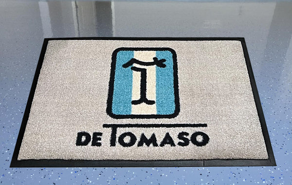 DeTomaso Pantera Emblem Floor Door Garage Mat