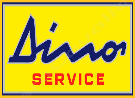 お値下げ！　ほぼ新品　Dino SERVICE 看板 Dino Dealer Service Sign – Nero Cavallo