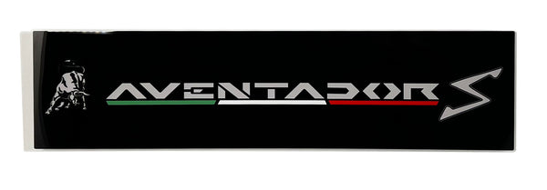 Lamborghini Aventador Emblem Metal Sign, Banner Style