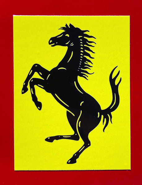 Ferrari Cavallino Prancing Horse, Vinyl Sticker Pair