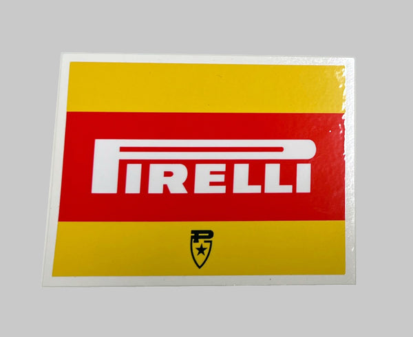 Pirelli Vintage Tire Emblem, Vinyl Sticker Pair