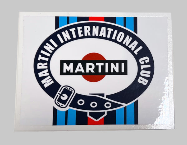 MARTINI International Vintage Racing Club,  Vinyl Sticker Pair