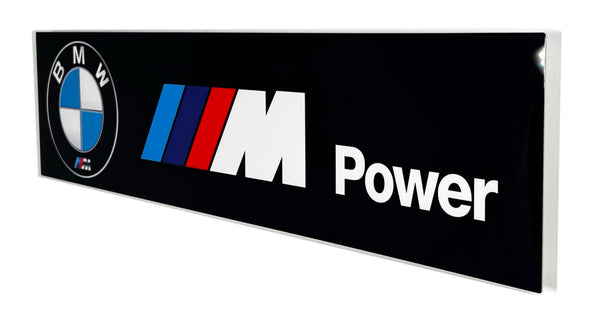 BMW M Power Banner Metal Sign