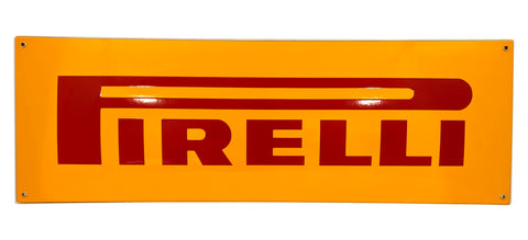 Pirelli Tire Porcelain Enamel Sign