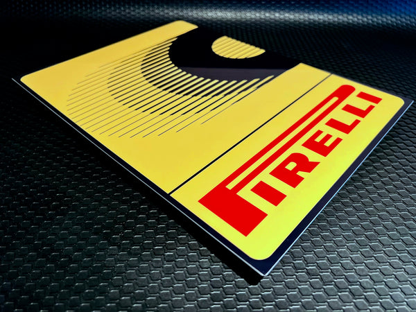 Pirelli Vintage Run Metal Sign