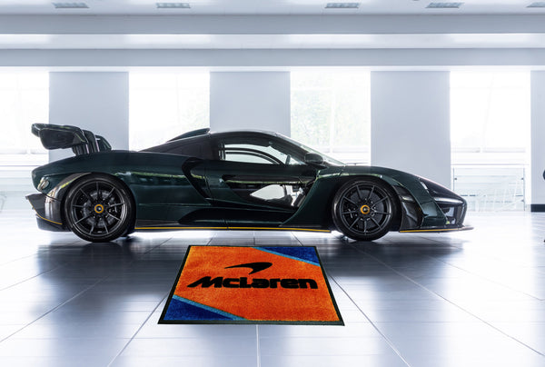 McLaren Emblem Floor Door Garage Mat