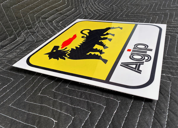AGIP Gas and Oil, Metal Sign