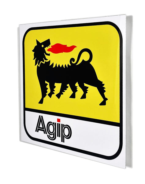 AGIP Gas and Oil, Metal Sign