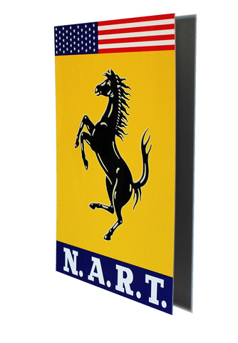 Ferrari NART Emblem Metal Sign