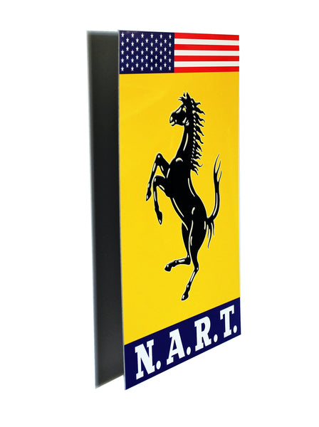 Ferrari NART Emblem Metal Sign