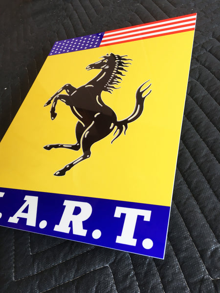 Ferrari NART Emblem Metal Sign