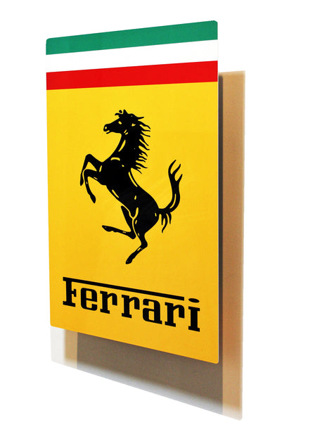 Ferrari Vintage Dealer Metal Sign