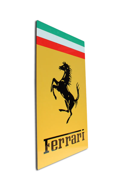 Ferrari Vintage Dealer Metal Sign