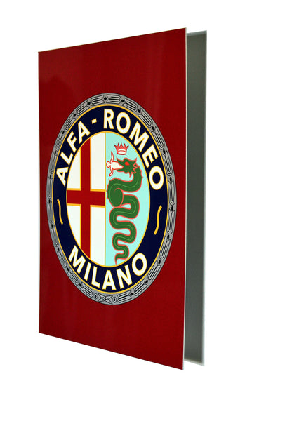 Alfa Romeo Vintage Emblem Metal Sign