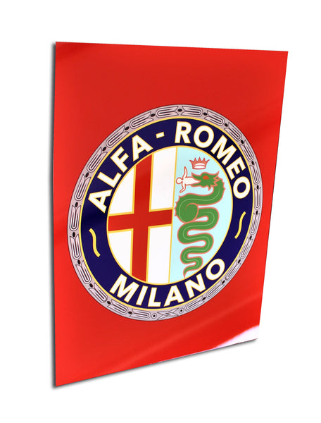 Alfa Romeo Emblem Metal Sign