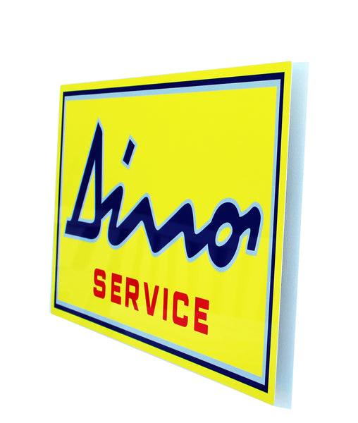 Dino Dealer Metal Service Sign