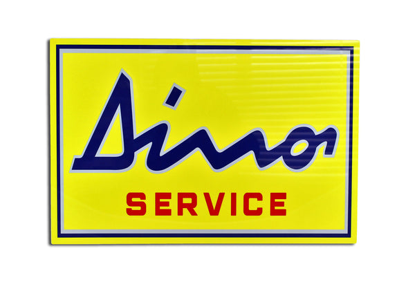 Dino Dealer Metal Service Sign