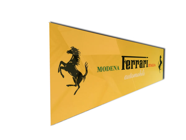 Ferrari Modena Italia Metal Sign, Banner Style