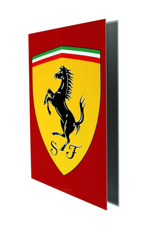 Ferrari Cavallino Shield Metal Sign
