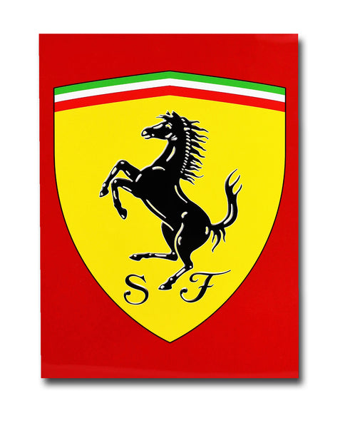 Ferrari Cavallino Shield Metal Sign