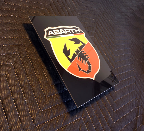 Abarth Emblem Metal Sign