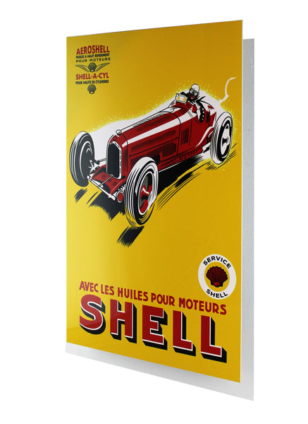 Aeroshell 1934 Shell Oil and Gas Advertisement Metal Sign