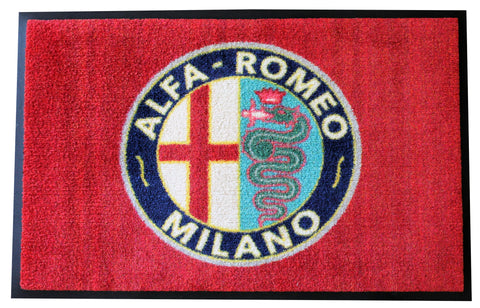 Alfa Romeo Vintage Emblem  Floor Door Mat