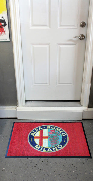 Alfa Romeo Vintage Emblem  Floor Door Mat