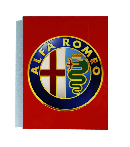 Alfa Romeo 1970-80's Emblem Metal Sign