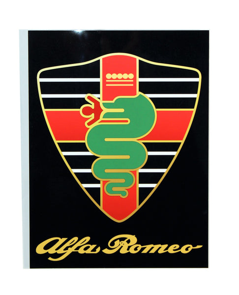 Alfa Romeo Grille Metal Sign