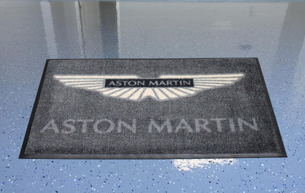 Aston Martin Emblem Floor Door Garage Mat