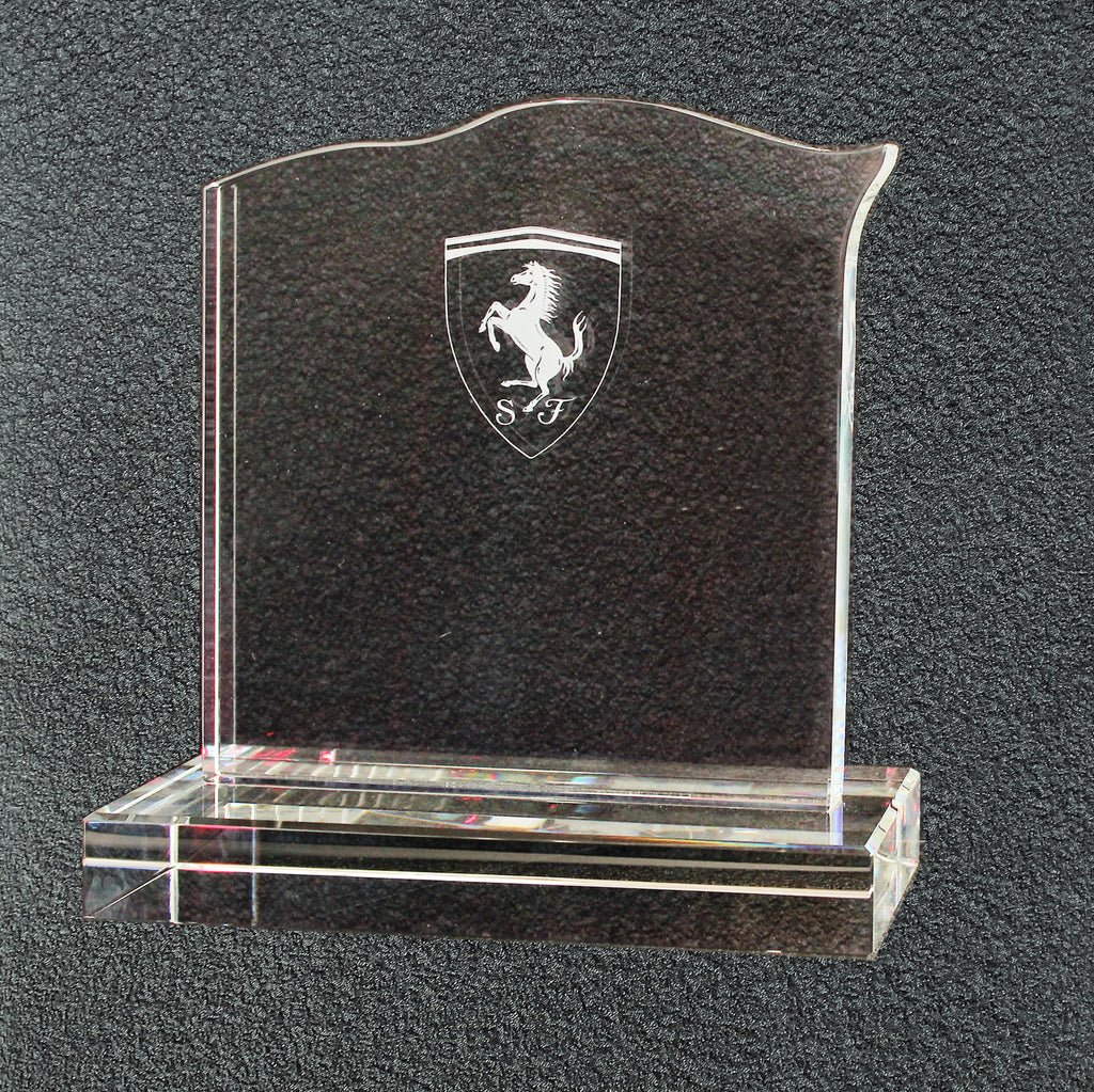 Crystal Vintage Ferrari Concours Award