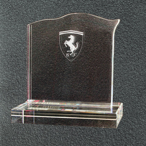 Crystal Vintage Ferrari Concours Award