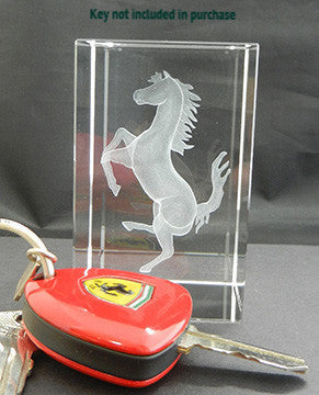 Crystal Cavallino Ferrari paperweight 3
