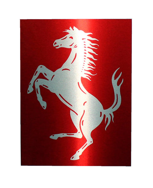 Ferrari Cavallino  Red Metal Sign
