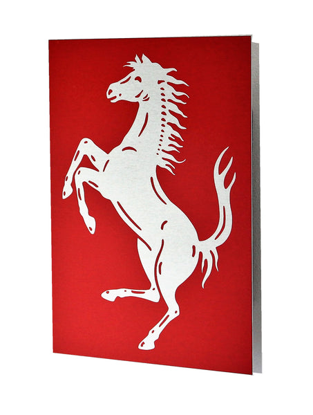 Ferrari Cavallino  Red Metal Sign