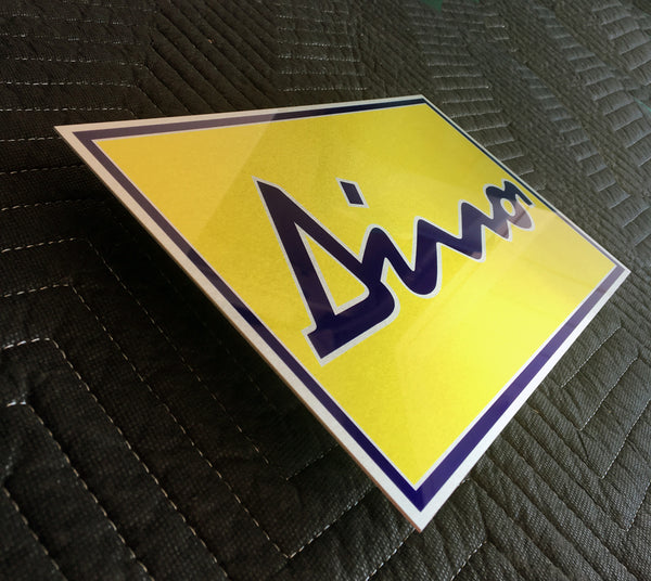 Ferrari Dino Emblem Sign