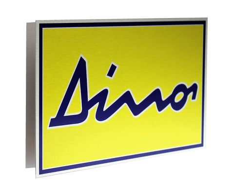 Ferrari Dino Emblem Sign
