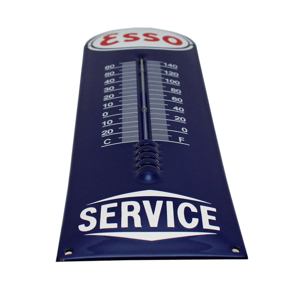 ESSO Gas Enamel Thermometer Porcelain Sign