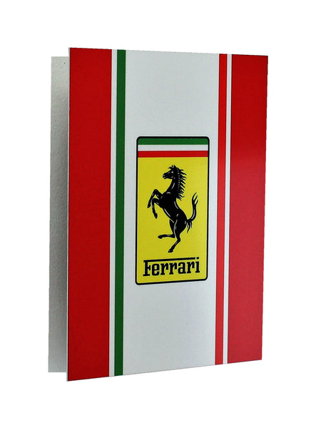 Ferrari Badge Emblem Challenge Stripe Sign