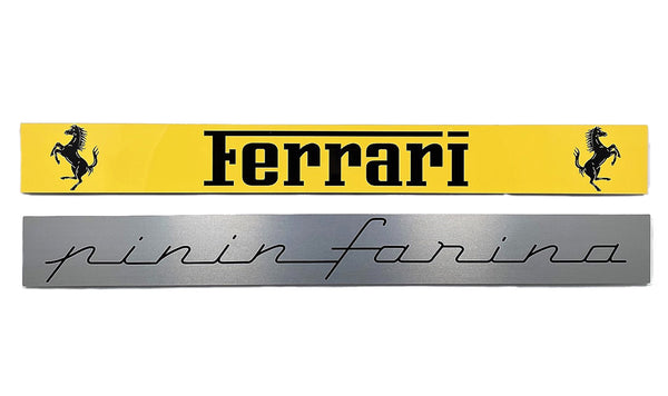Ferrari Pininfarina Emblem Metal Signs