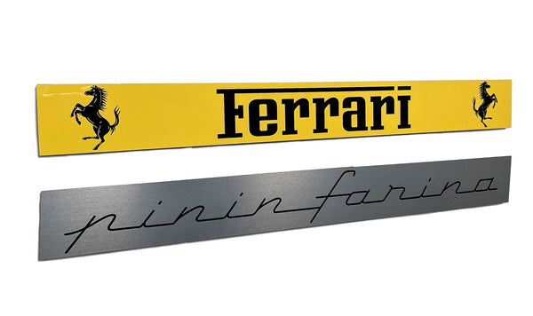 Ferrari Pininfarina Emblem Metal Signs