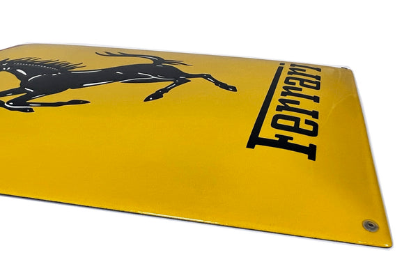 Ferrari Vintage  Enamel Dealer Porcelain Sign