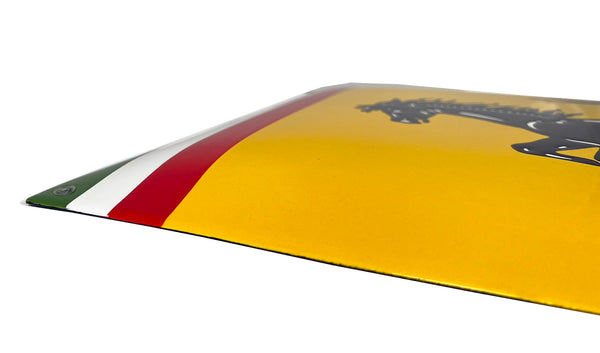 Ferrari Vintage  Enamel Dealer Porcelain Sign