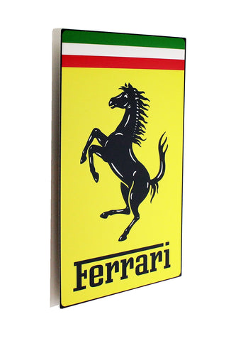 Ferrari Metal Sign, Nose Badge Style