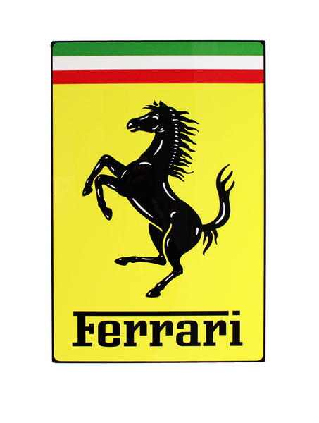 Ferrari Metal Sign, Nose Badge Style