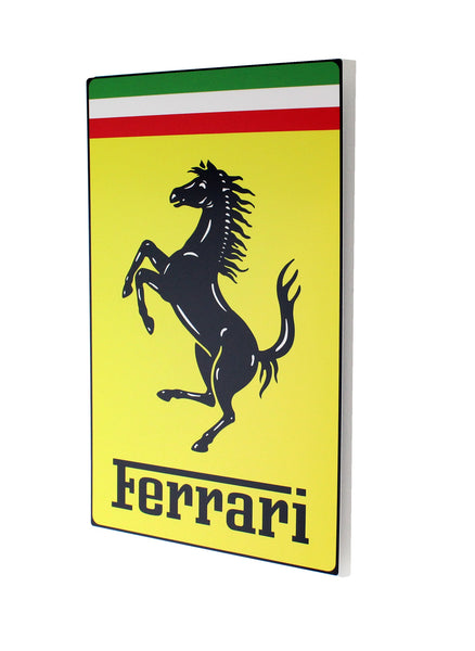 Ferrari Metal Sign, Nose Badge Style