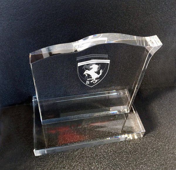Crystal Vintage Ferrari Concours Award