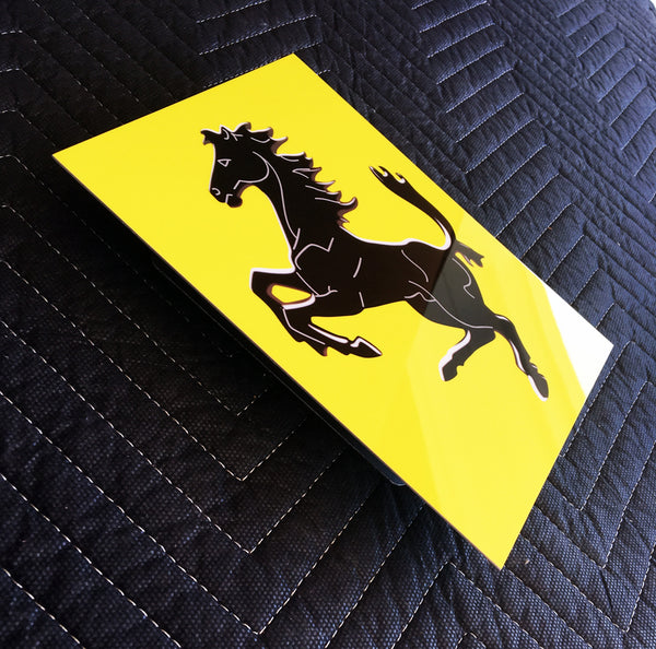 Ferrari Vintage Grille Horse Metal Sign