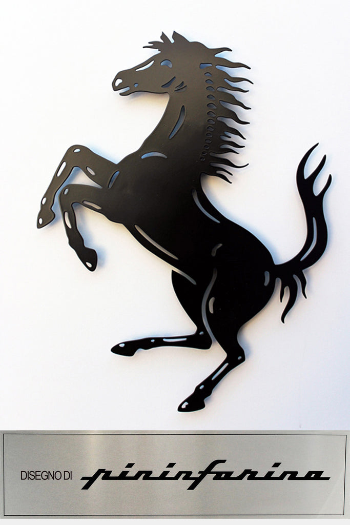 Ferrari Cavallino Wall Sculpture, Pininfarina Badge Metal Sign Pack